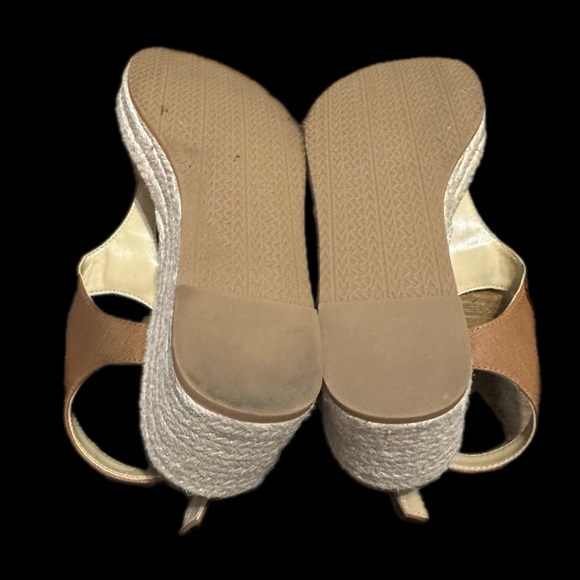 Michael Kors Women's Laney Thong Espadrille Wedge Sandals - Picture 8 of 9